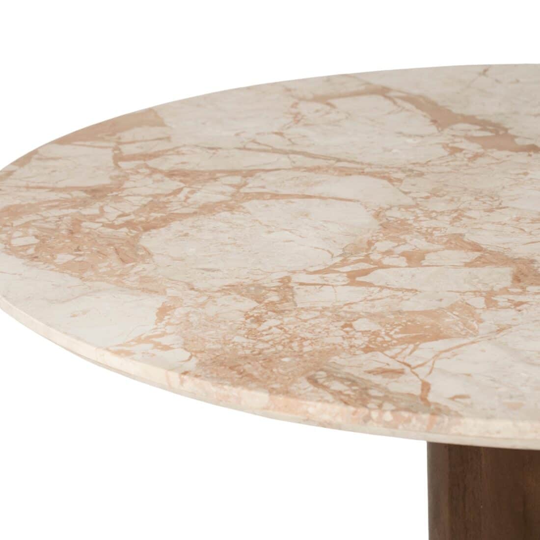 blad Eleonora eettafel Ted 130 cm rond marmer