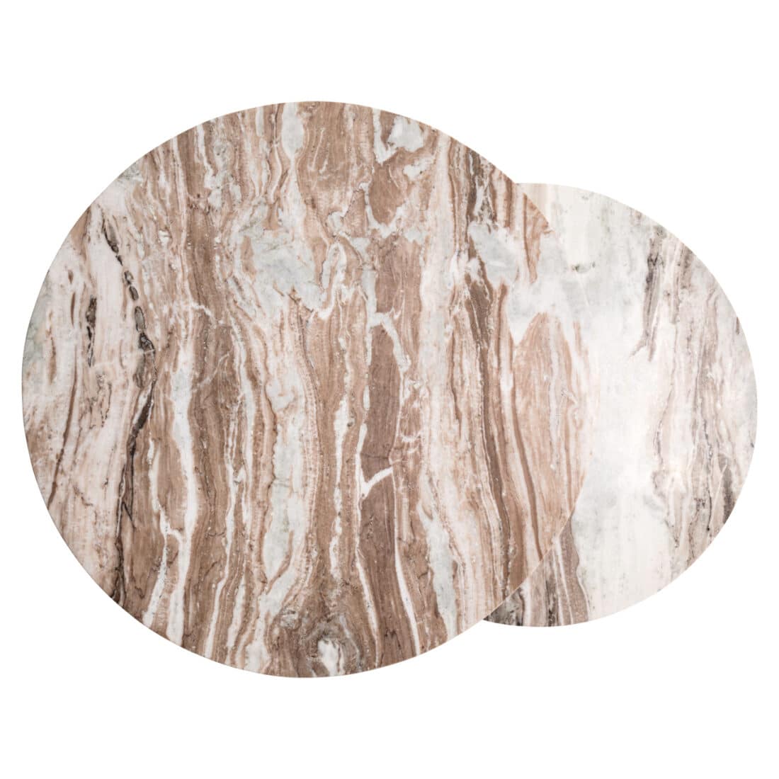 blad Richmond Interiors salontafel Bottega set van 2 marmer