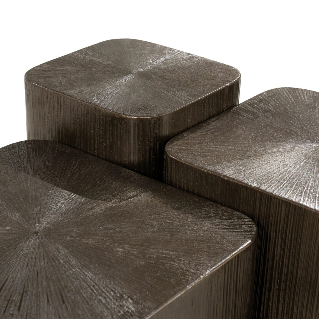 bovenkant Eleonora salontafel Silva set van 3 hout