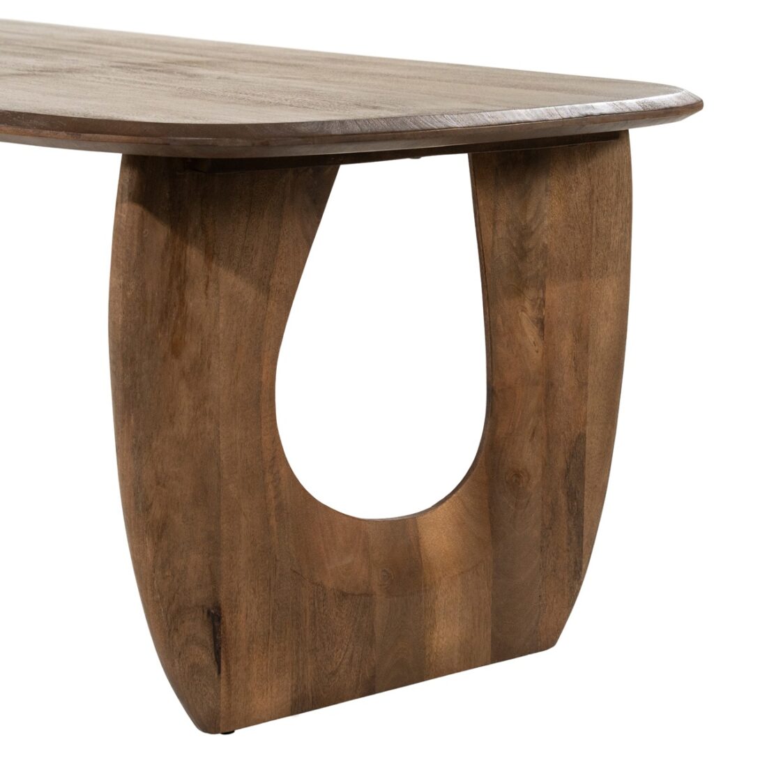 detailfoto Eleonora eettafel Phoebe 230x110x76 cm mangohout