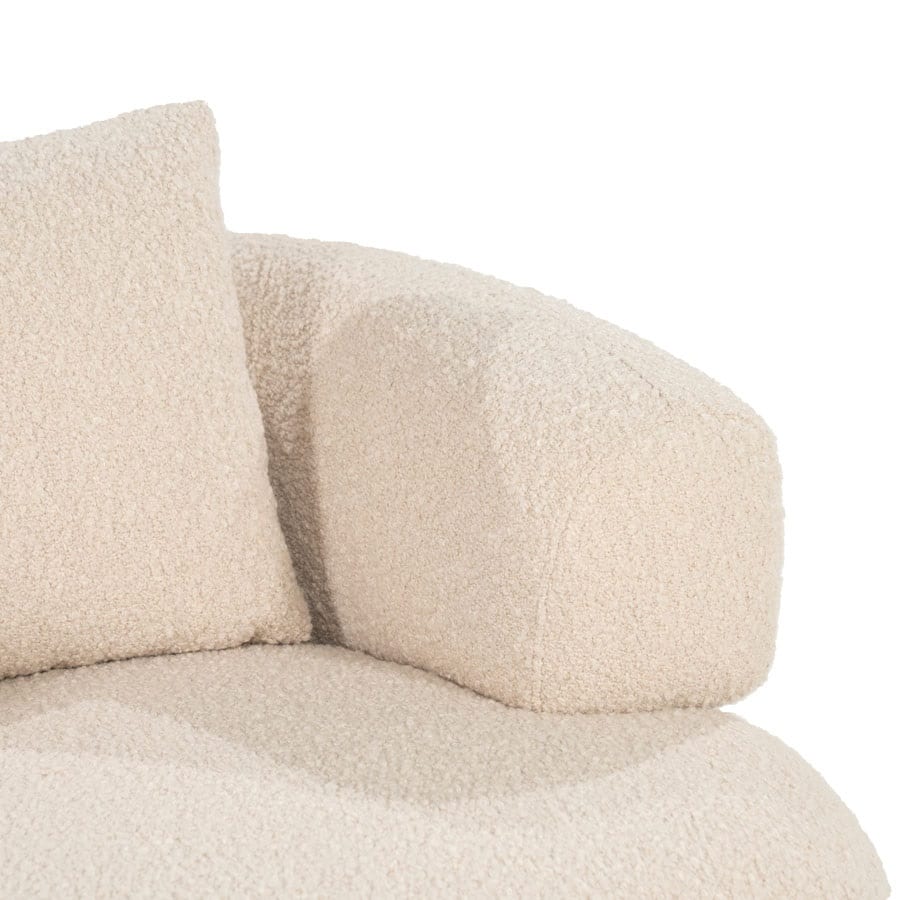 detailfoto Eleonora fauteuil Bruno met arm beige