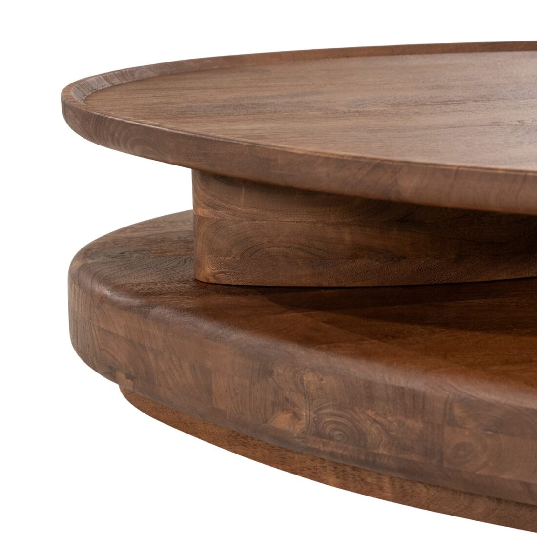 detailfoto Eleonora salontafel Nino 80x80x31 cm mangohout