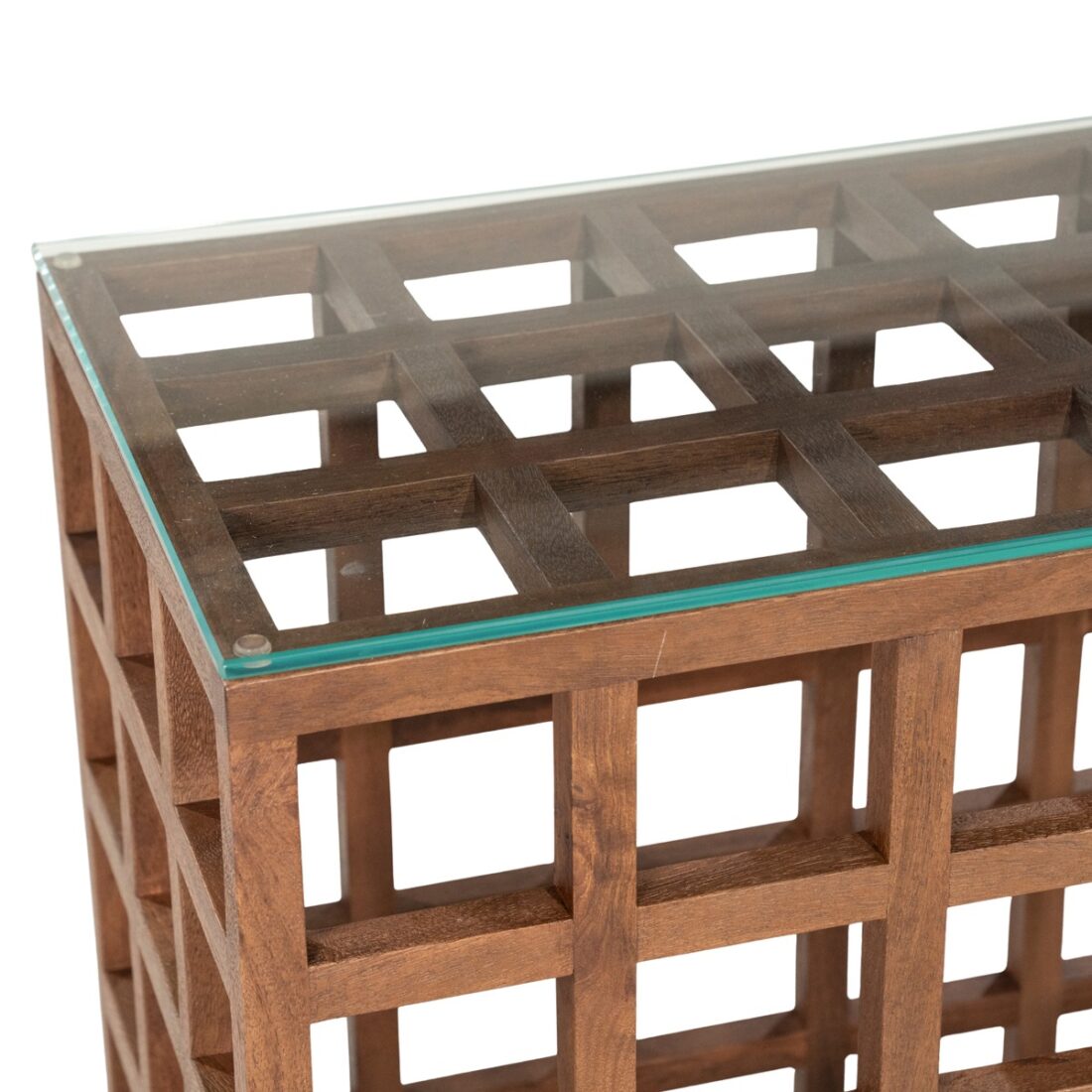 detailfoto Eleonora sidetable Heras 140x40x76 cm glas