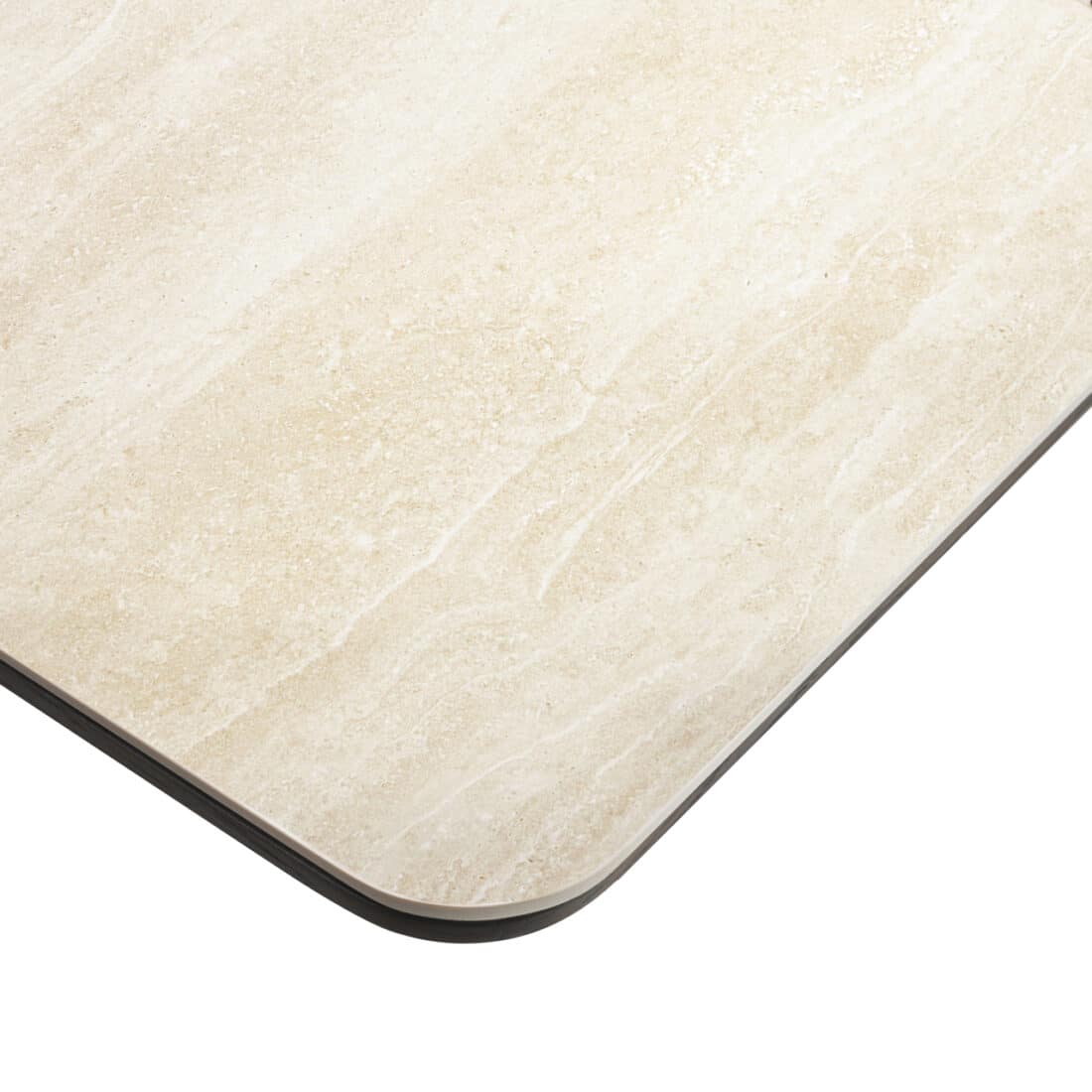 detailfoto Richmond Interiors bistrotafel Ritz 75 cm vierkant travertin