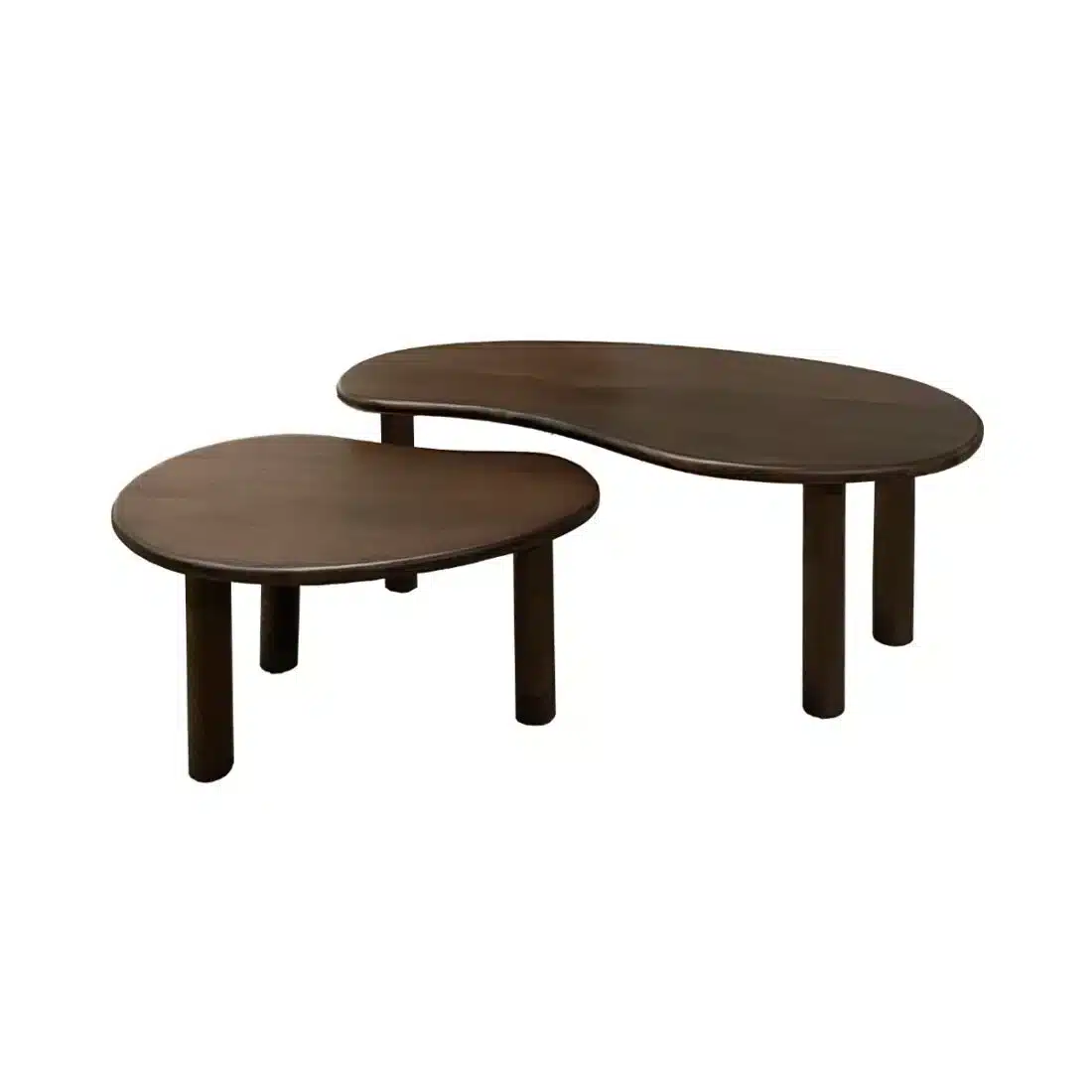 Showmodel Livingfurn Salontafel Brix Nubi Brown Set Of 2