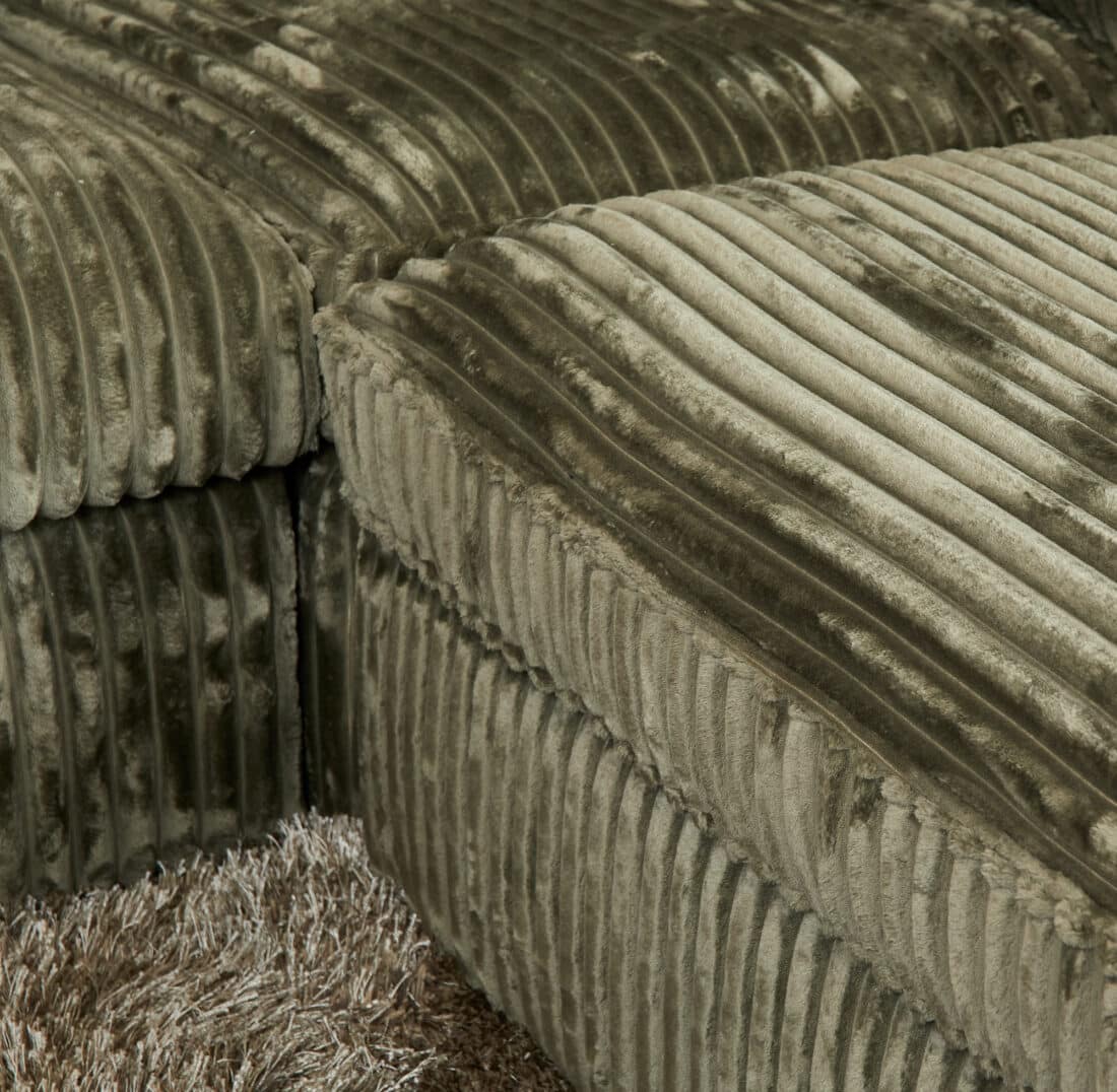 Starfurn Mysofa Teddy Hoekbank Groen 2 5 Zits Divan Rechts