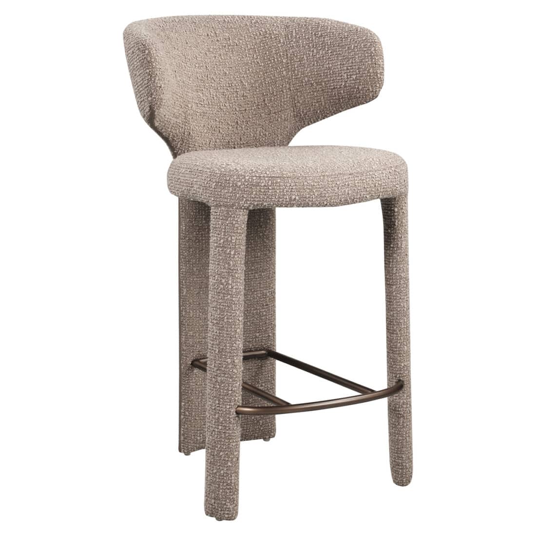 Richmond Interiors barstoel Viola met arm mocca