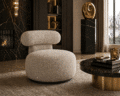 Richmond Interiors draaifauteuil Kaya cayenne brown