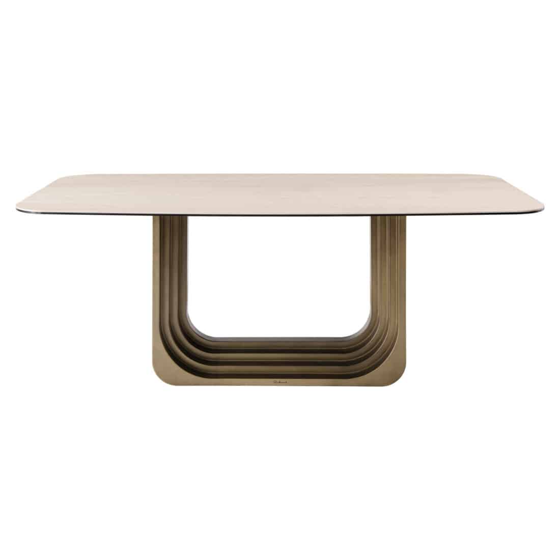 Richmond Interiors eettafel Maxfield 200x100x75 cm keramiek
