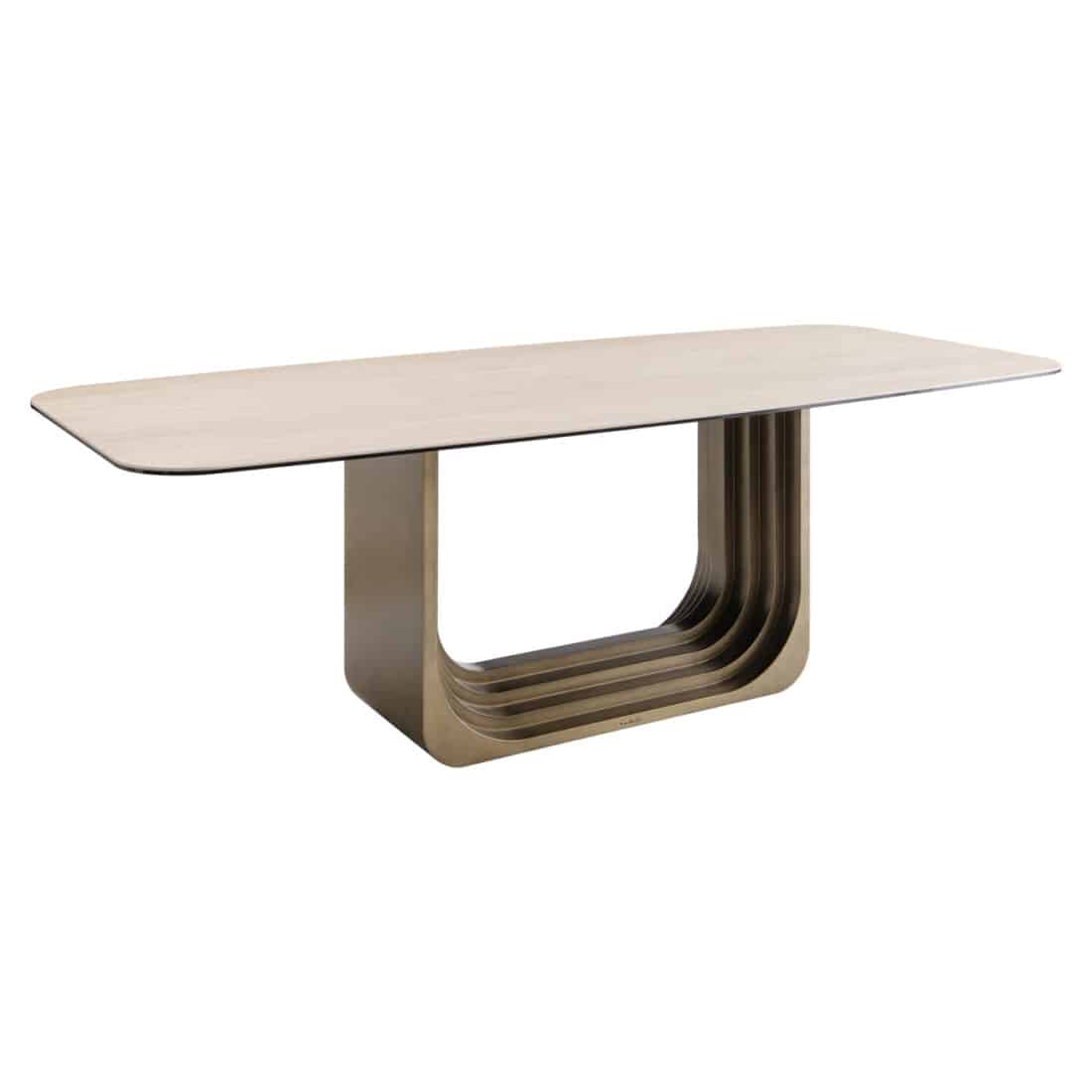 Richmond Interiors eettafel Maxfield 230x100x75 cm keramiek