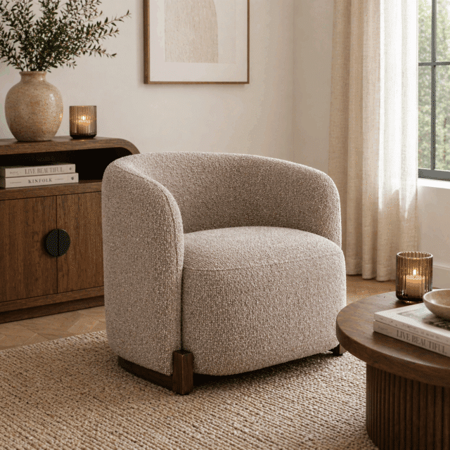Richmond Interiors fauteuil Hannah met arm mocca