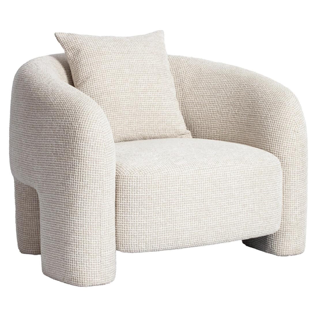 Richmond Interiors fauteuil Tuscany beige blockweave