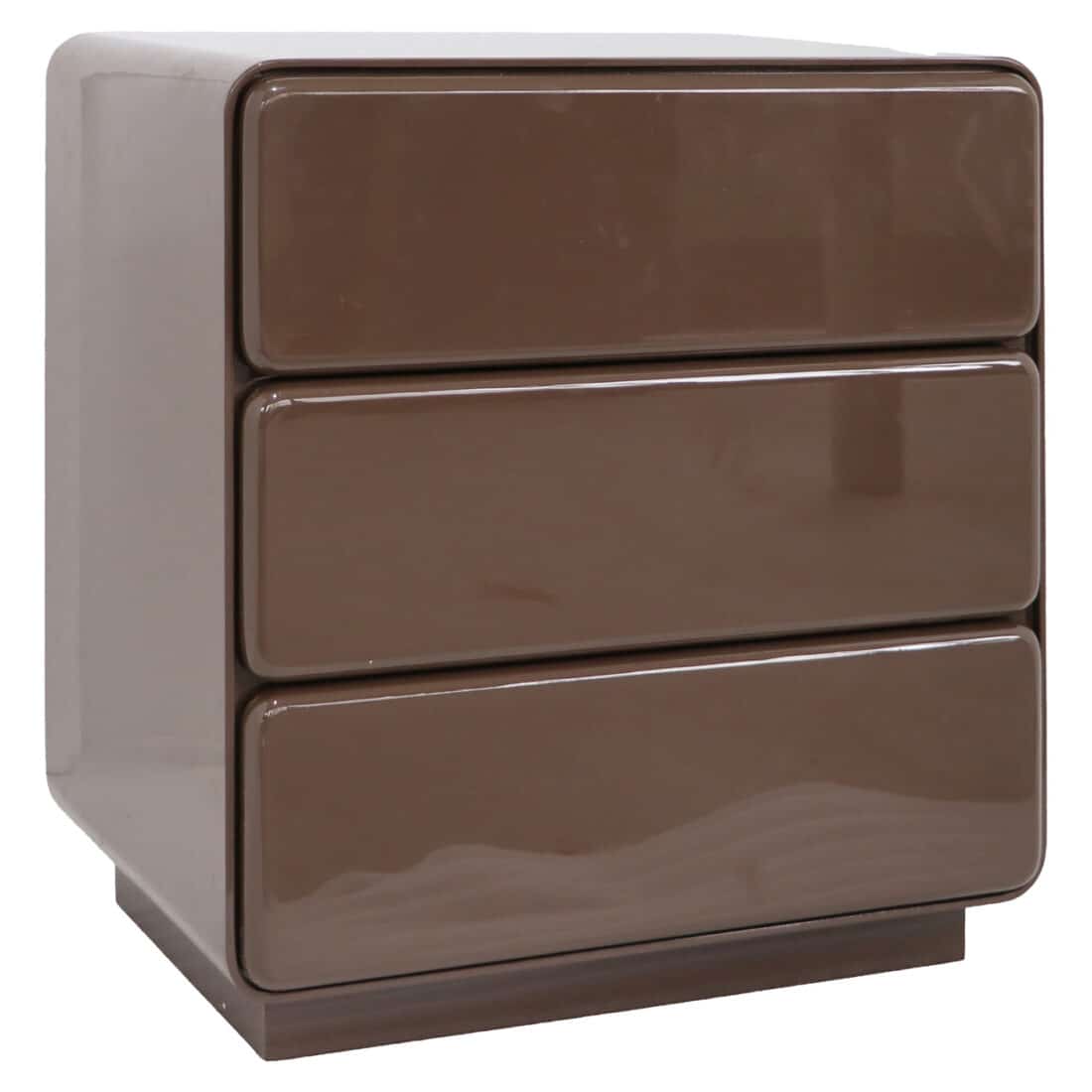 Richmond Interiors nachtkastje Demy bruin 56,5x42,5x60 cm hout