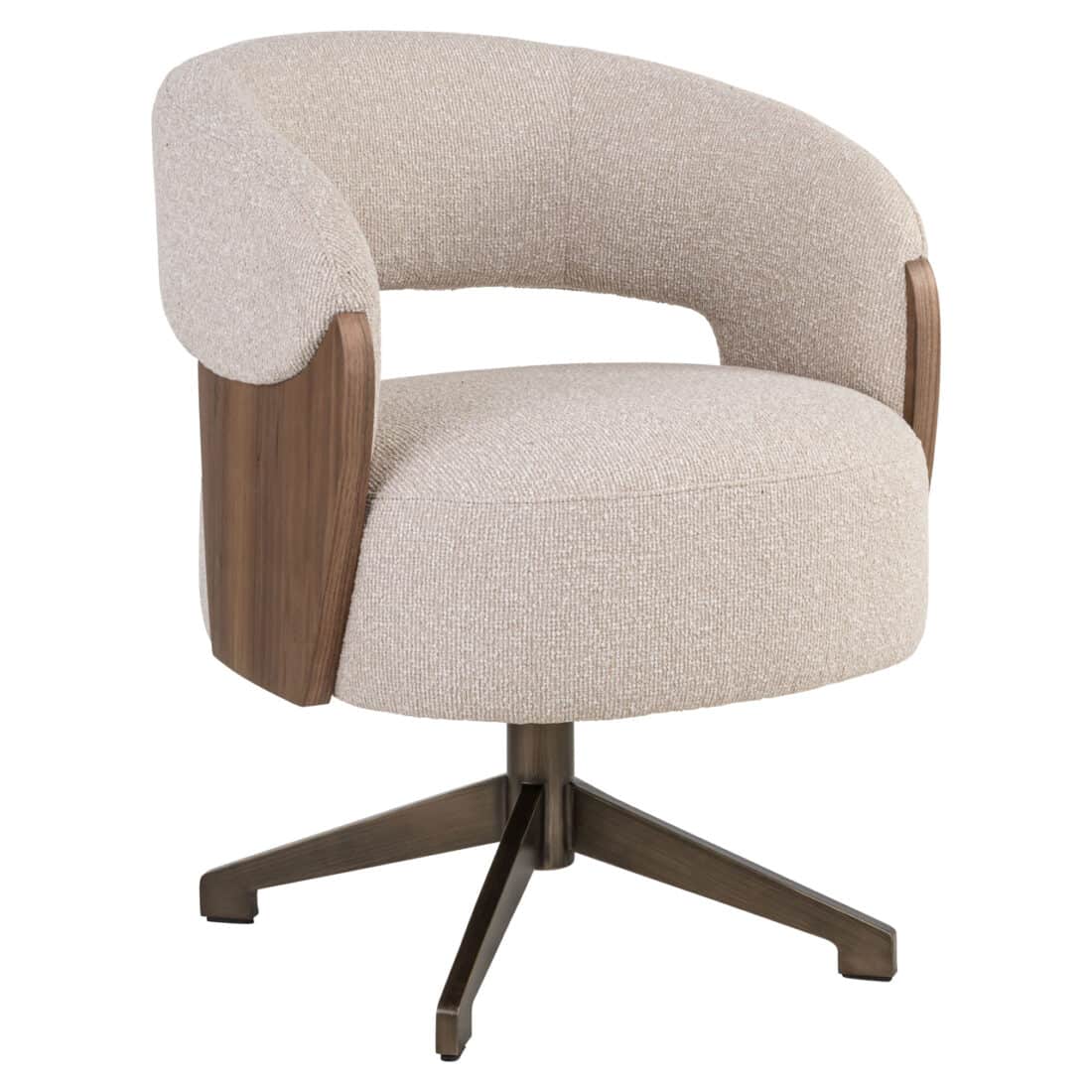 Richmond Interiors Eetkamerstoel Pollux Draaibaar Met Arm Desert