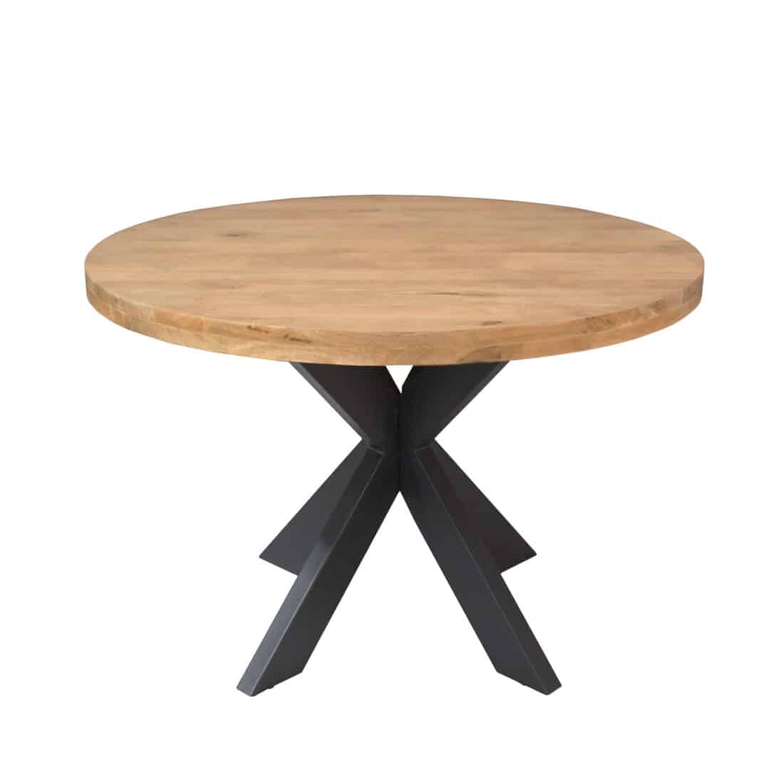 Starfurn Ronde Eettafel Dakota Naturel Mangohout 110 Cm