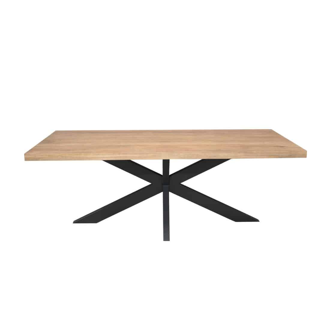 Starfurn Rechthoekige Eettafel Dakota Naturel Mangohout 220 Cm