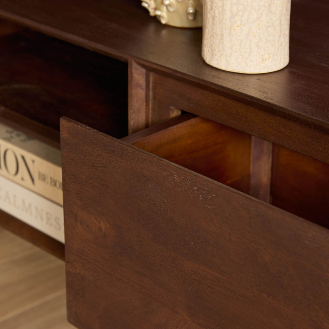 Starfurn Zwevend Tv Meubel Ambiance Bruin Mangohout 200 Cm Starfurn Zwevend Tv Meubel Ambiance Bruin Mangohout 200 Cm