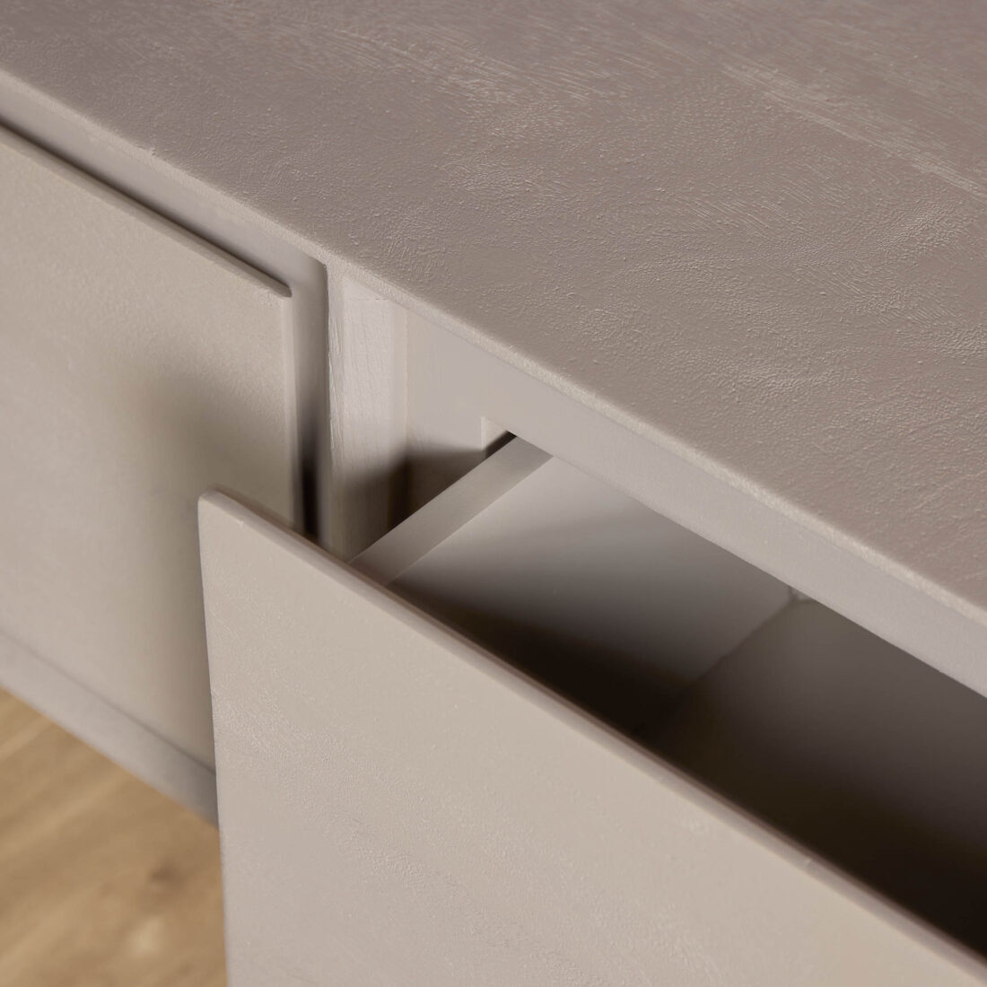 Starfurn Zwevend Tv Meubel Ambiance Taupe Mangohout 280 Cm