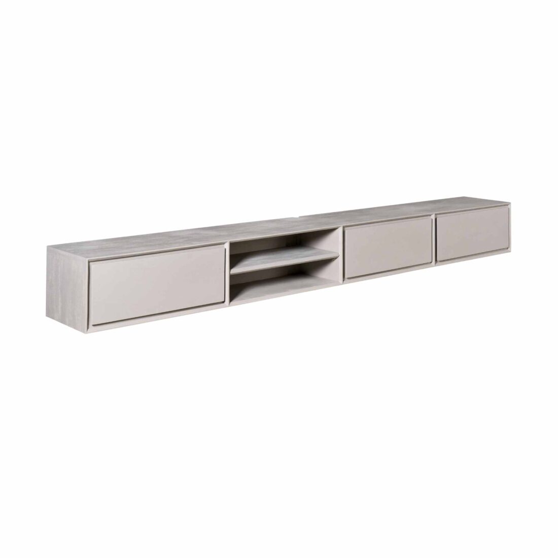 Starfurn Zwevend Tv Meubel Ambiance Taupe Mangohout 280 Cm