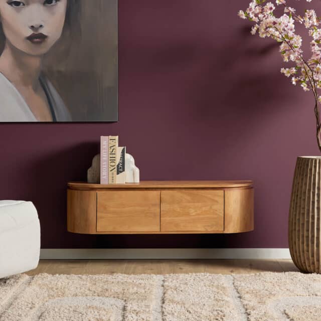 Starfurn tv meubel Excellent naturel 120x35x30 cm mangohout