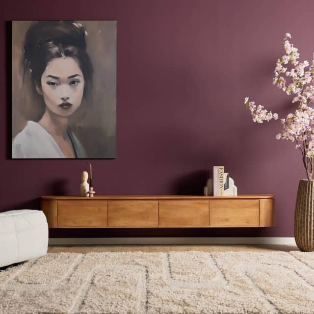 Starfurn tv meubel Excellent naturel 240x35x30 cm mangohout