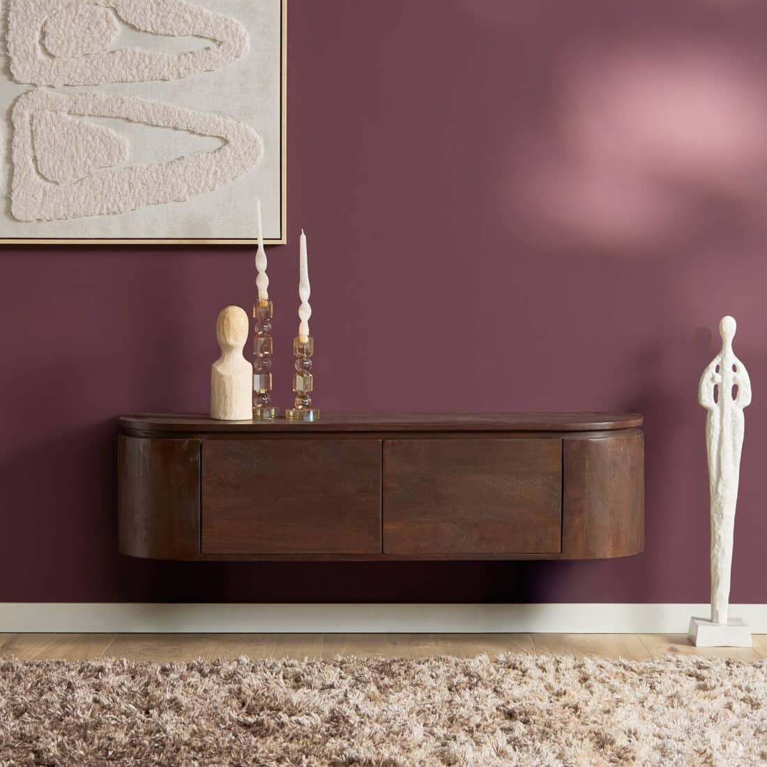 Starfurn tv meubel Excellent bruin 120x35x30 cm mangohout