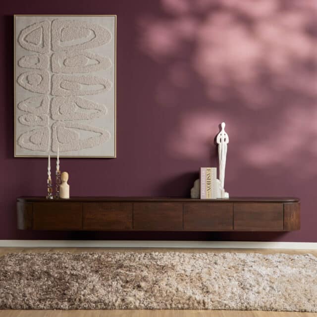 Starfurn Tv Meubel Excellent Bruin 280x35x30 Cm Mangohout