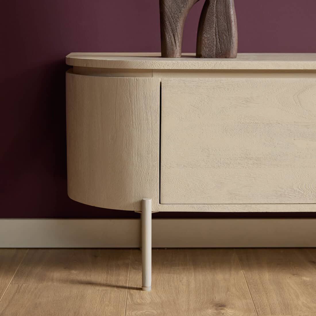 Starfurn Tv Meubel Excellent Zand 120x35x30 Cm Mangohout