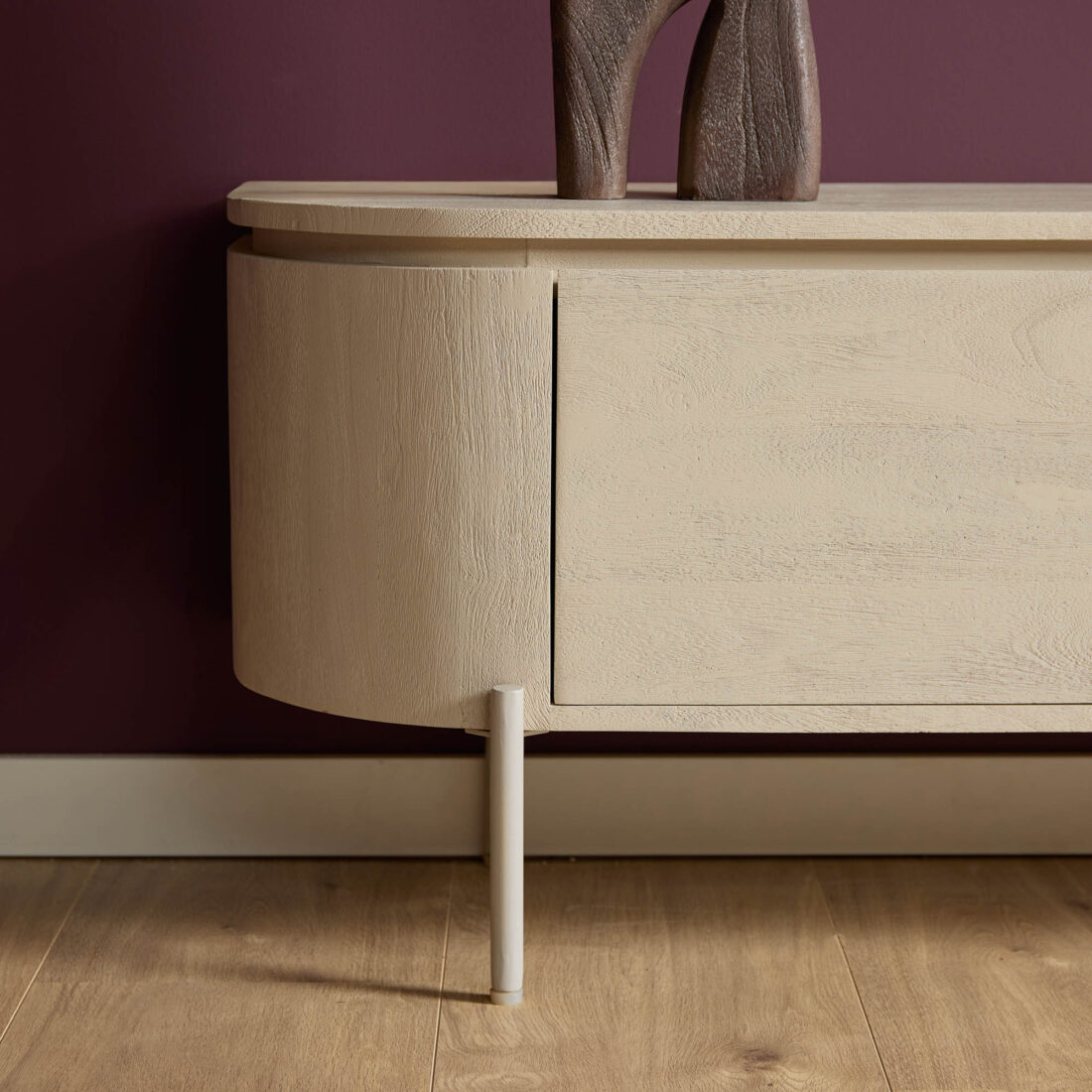 Starfurn Tv Meubel Excellent Zand 240x35x45 Cm Mangohout