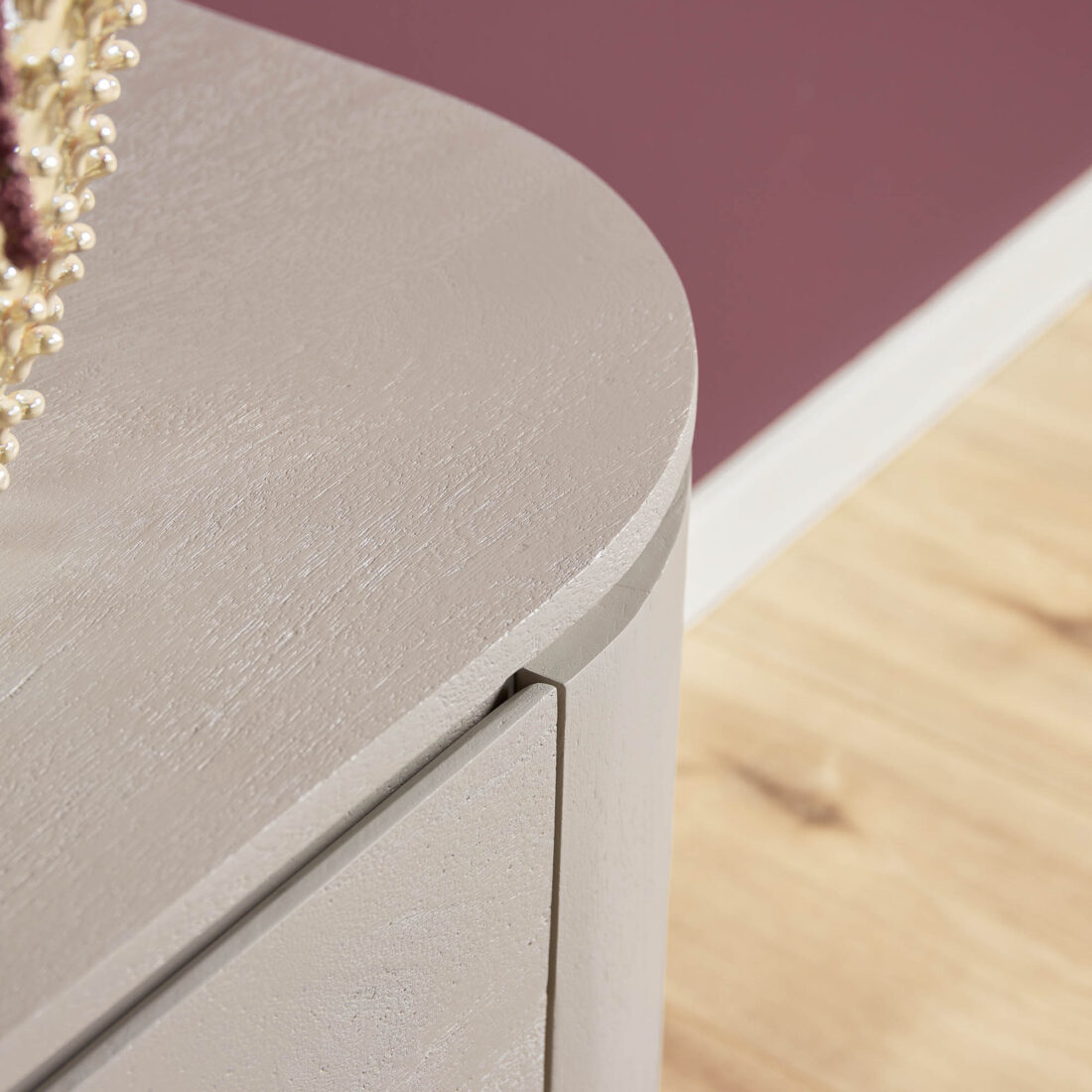 Starfurn Tv Meubel Excellent Taupe 200x35x30 Cm Mangohout