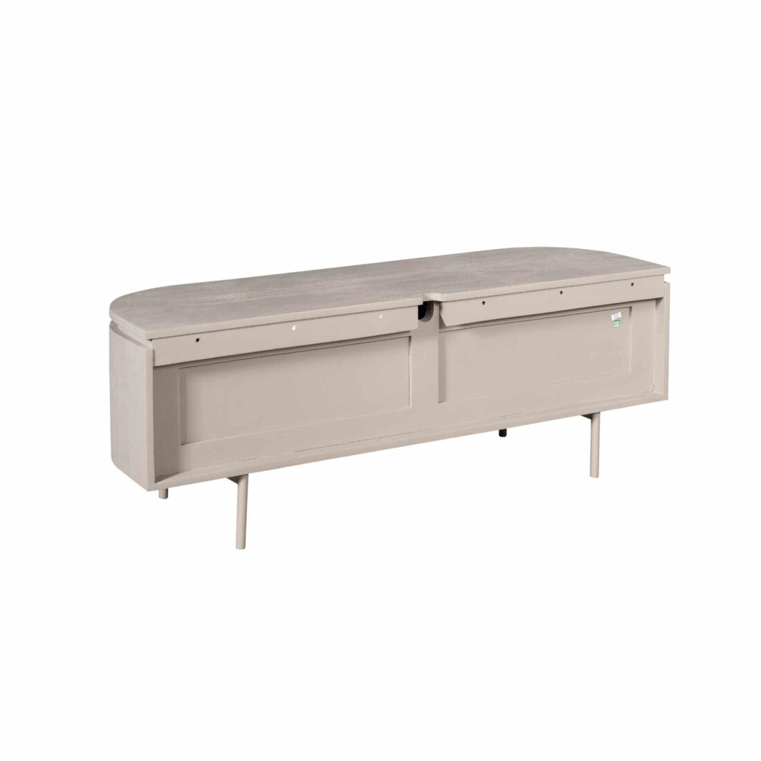 Starfurn Tv Meubel Excellent Taupe 120x35x30 Cm Mangohout