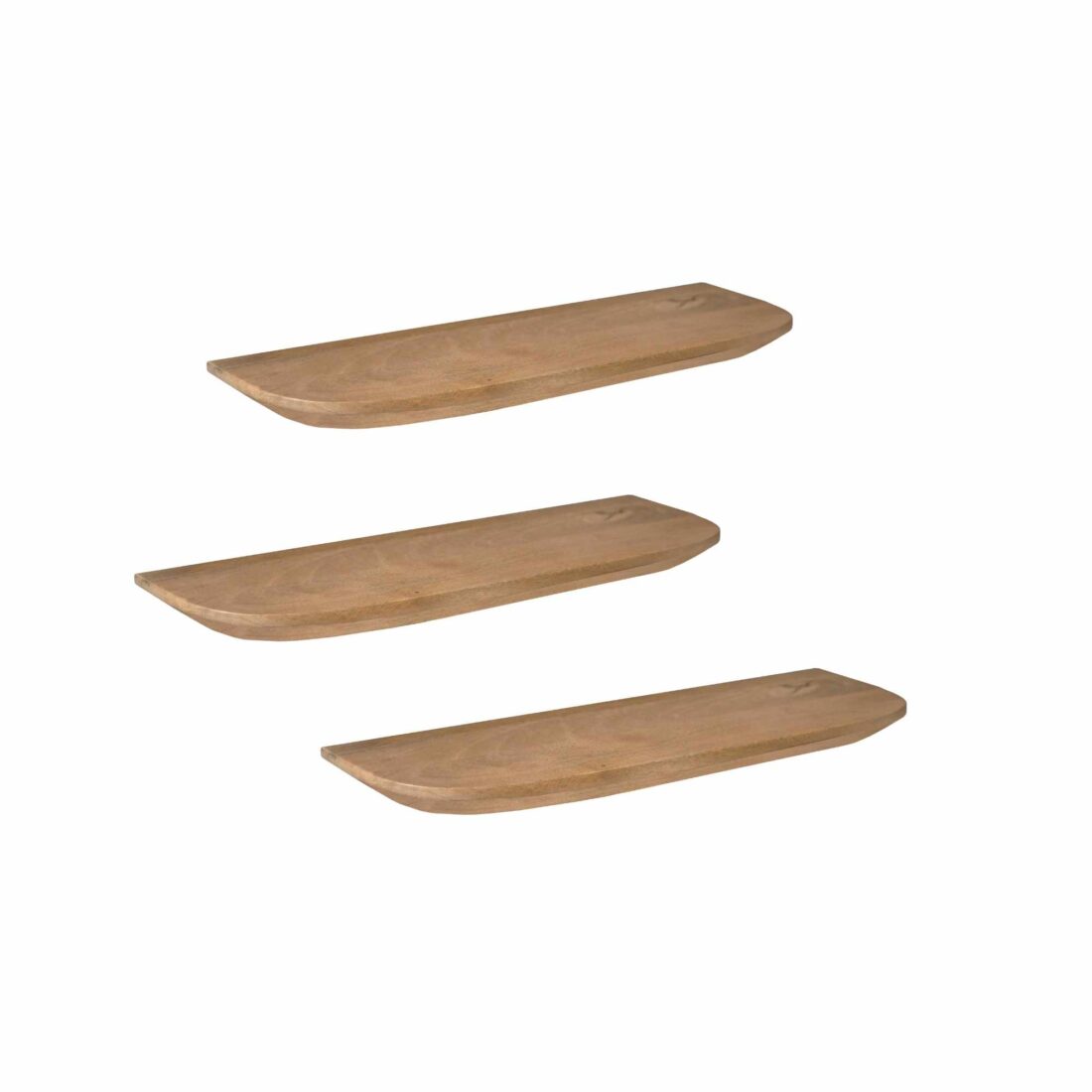 Starfurn Wandplank Gusta Set Van 3 Naturel Mangohout 60 Cm Starfurn Wandplank Gusta Set Van 3 Naturel Mangohout 60 Cm