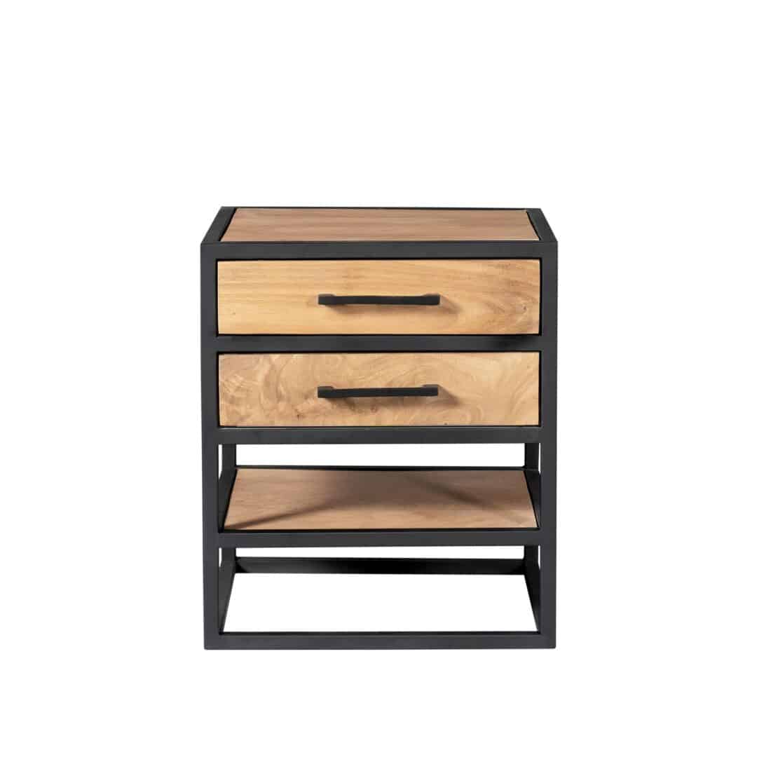 Starfurn Nachtkastje Dakota Naturel Mangohout 45 Cm