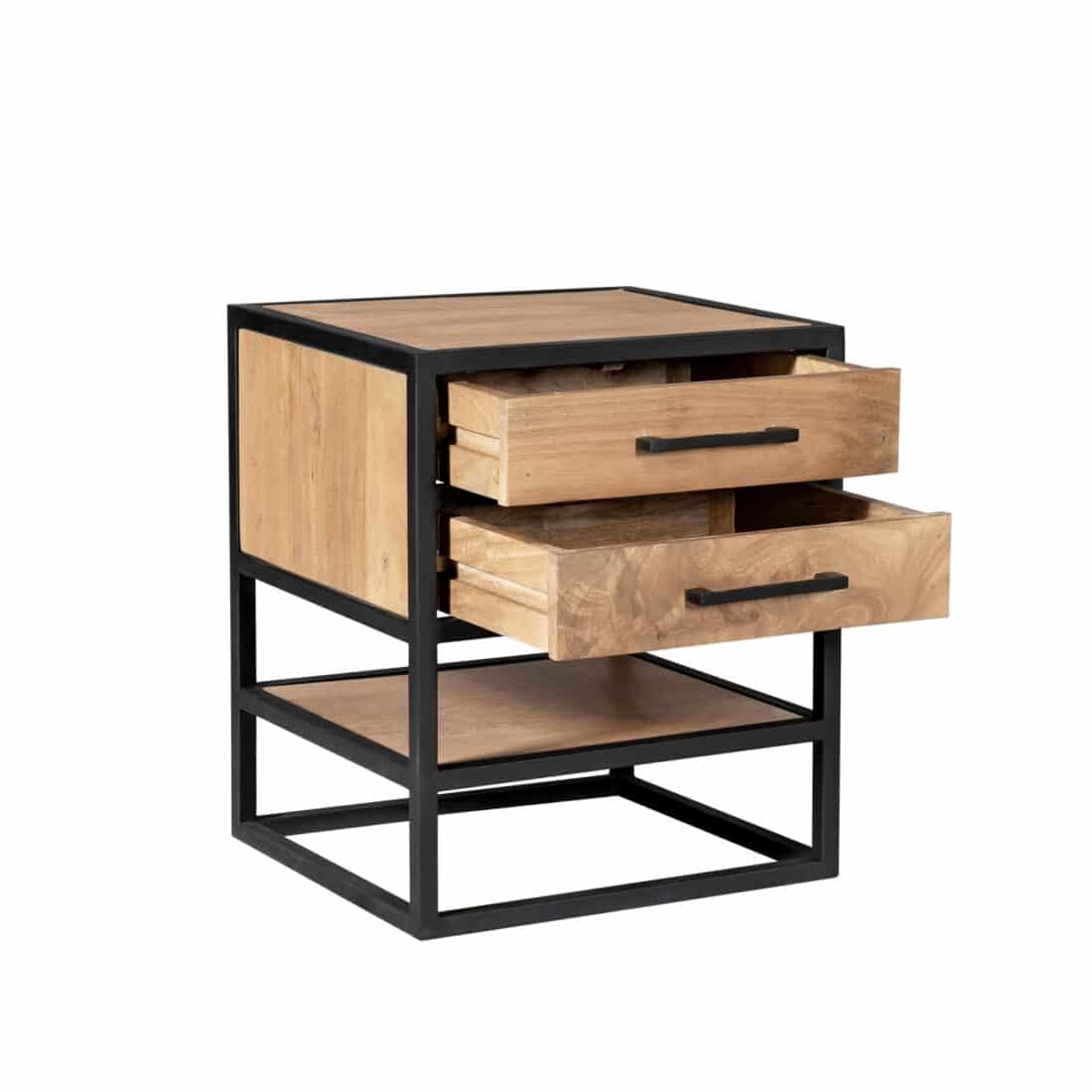 Starfurn Nachtkastje Dakota Naturel Mangohout 45 Cm