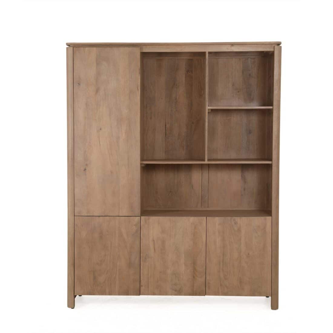 Starfurn Vakkenkast Xl Dallas Naturel Mangohout 160 Cm