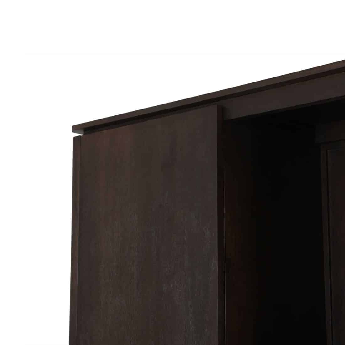 Starfurn Vakkenkast Xl Dallas Bruin Mangohout 160 Cm