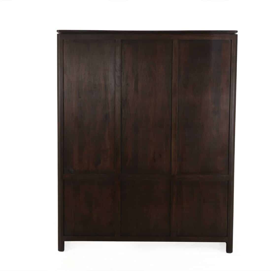 Starfurn Vakkenkast Xl Dallas Bruin Mangohout 160 Cm