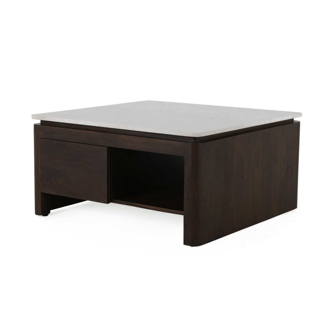 Starfurn Vierkante Salontafel Dallas Bruin Mangohout 80 Cm