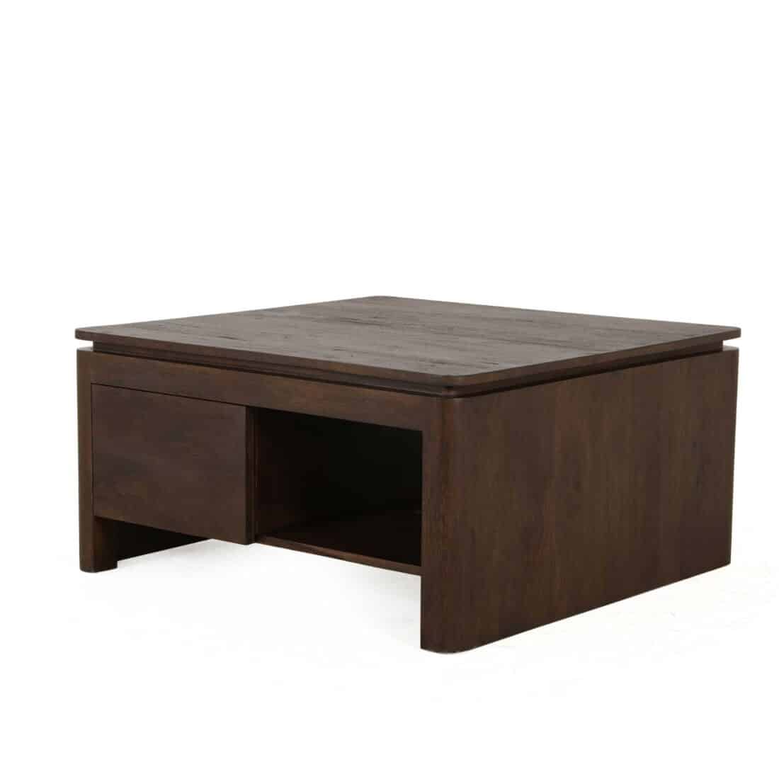 Starfurn Vierkante Salontafel Dallas Bruin Mangohout 80 Cm