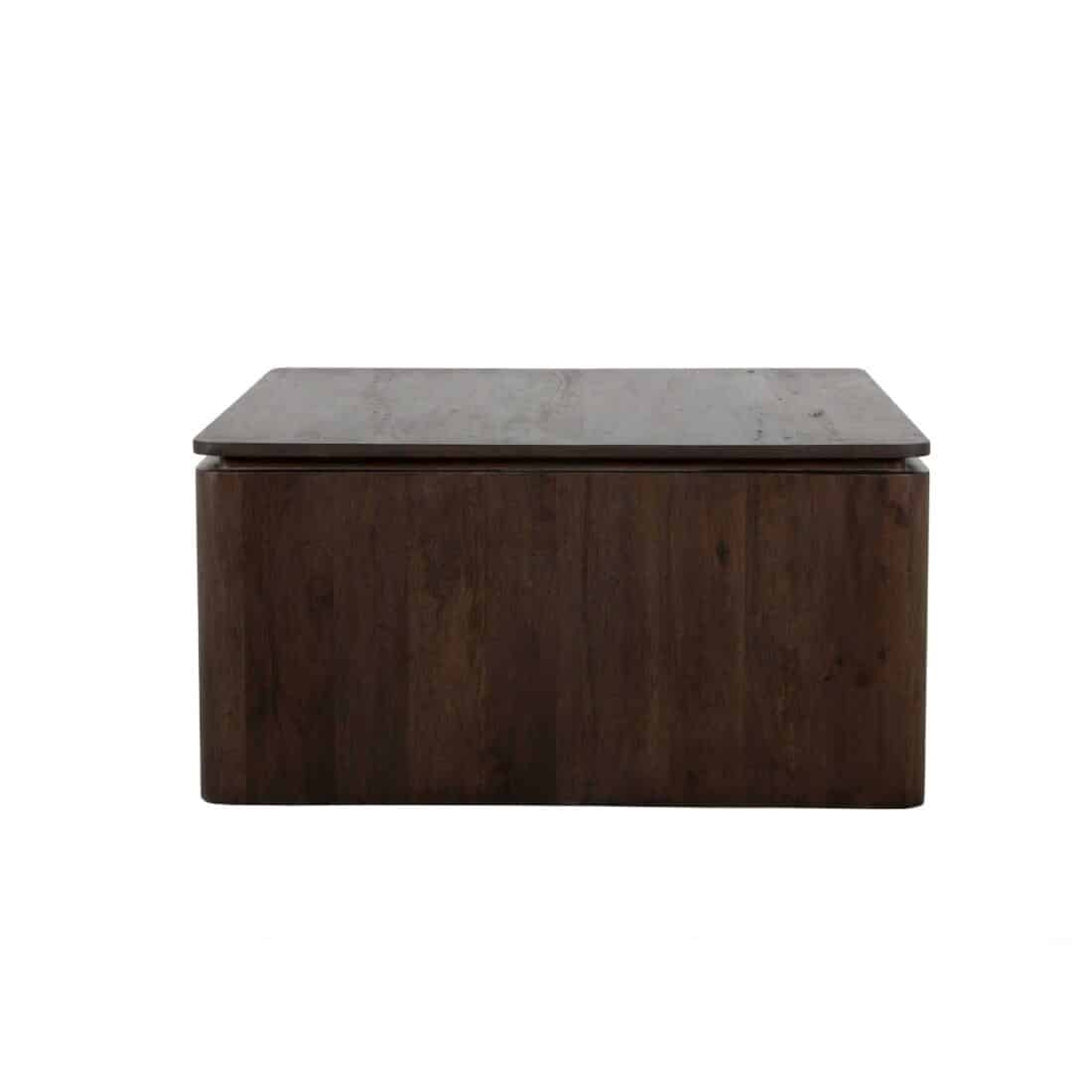 Starfurn Vierkante Salontafel Dallas Bruin Mangohout 80 Cm