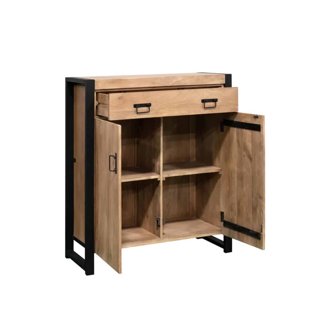 Starfurn Kabinet Kast Britt Naturel Mangohout 100 Cm
