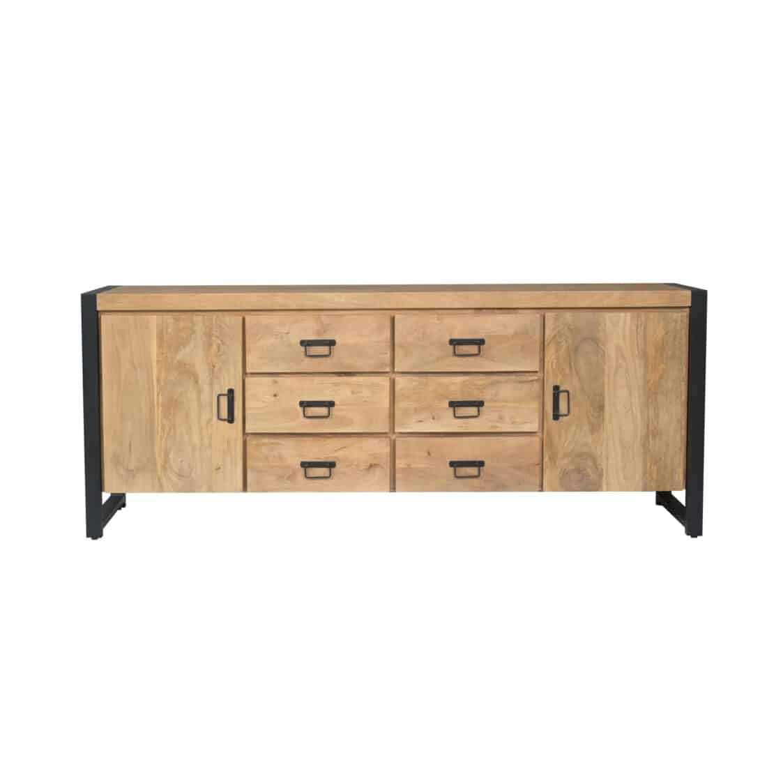 Starfurn Dressoir Britt Naturel Mangohout 200 Cm