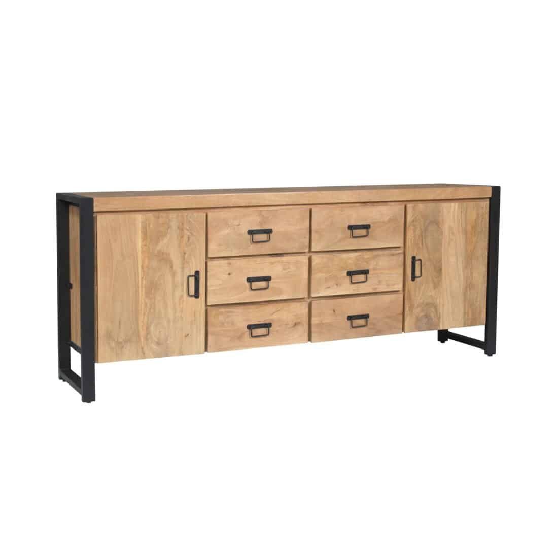 Starfurn Dressoir Britt Naturel Mangohout 200 Cm