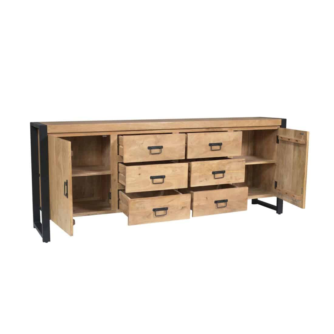 Starfurn Dressoir Britt Naturel Mangohout 200 Cm