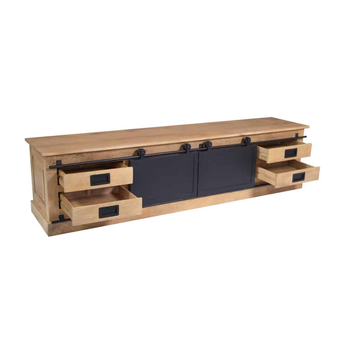 Starfurn Tv Meubel Fresno Naturel Mangohout 200 Cm
