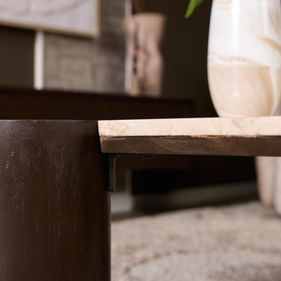 Starfurn Salontafel Maeve Bruin Marmer 128 Cm