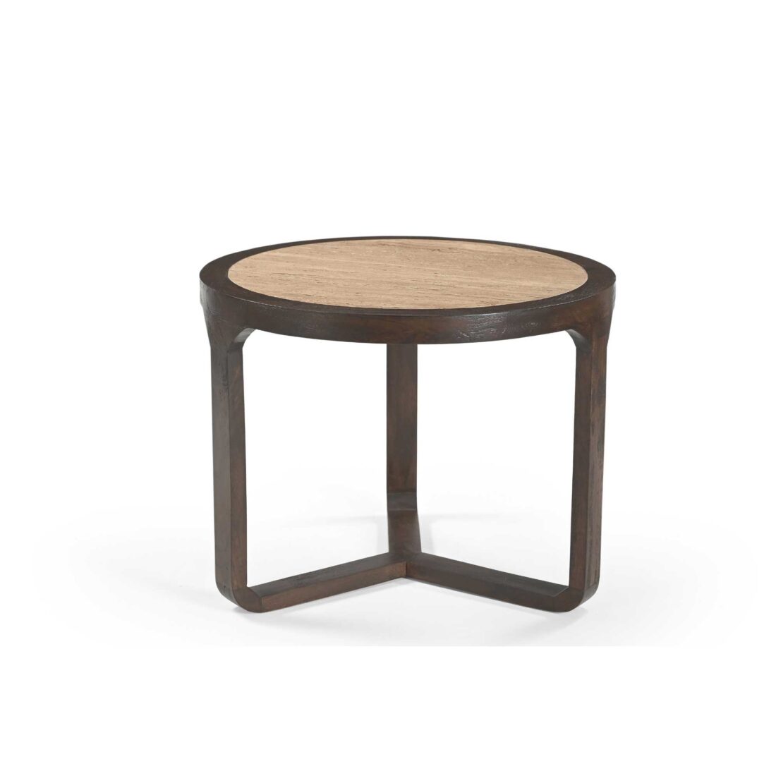 Starfurn Bijzettafel Morris Bruin Travertin 60 Cm