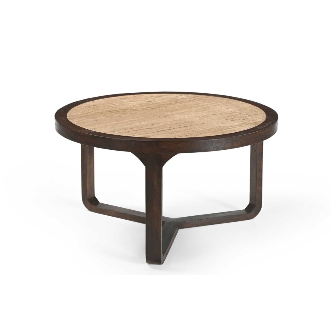 Starfurn Salontafel Morris Bruin Travertin 75 Cm