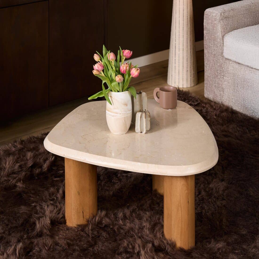 Starfurn Salontafel Nuvé Naturel Botticino marmer 84 cm