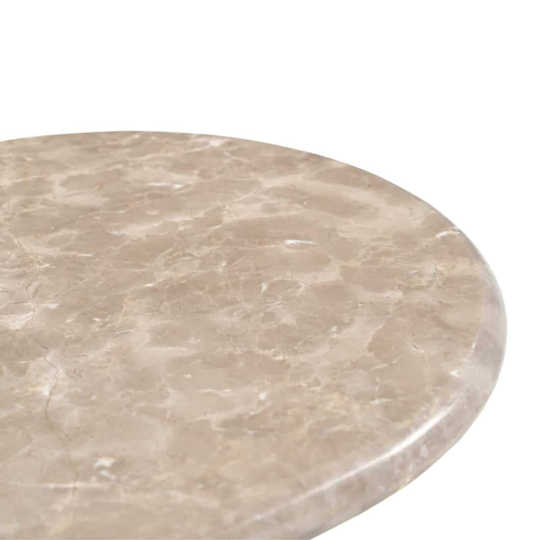 Starfurn Bijzettafel Noel Bruin Marmer 60 Cm